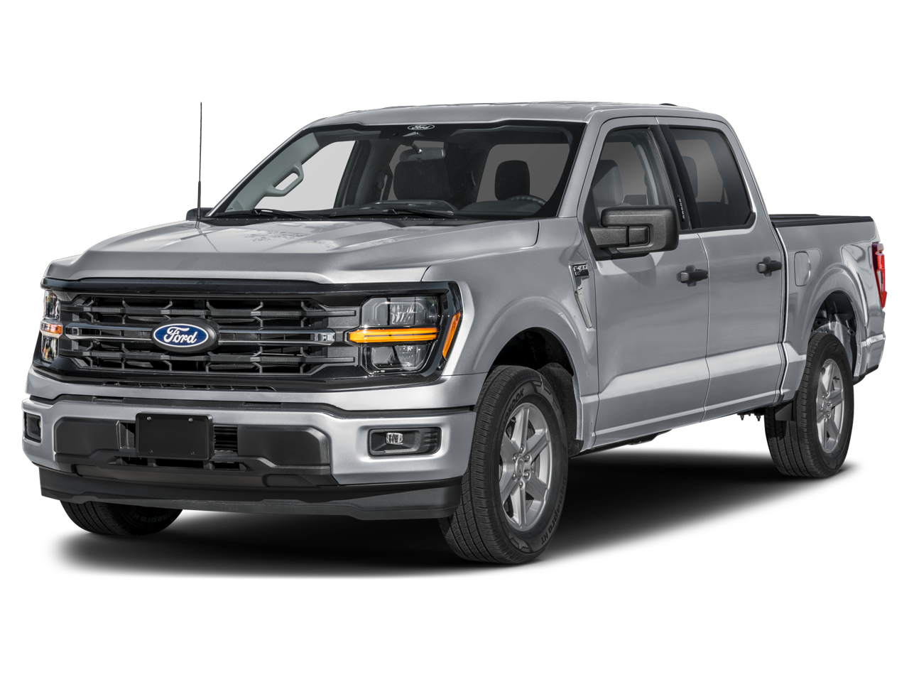 2026 Ford F-150 XLT in Gray — front three-quarter view
