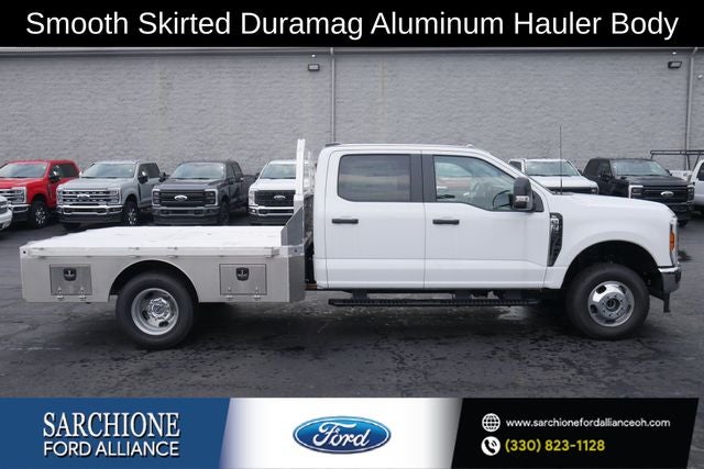 2026 Ford F-350SD XL DRW in Oxford White — front three-quarter view
