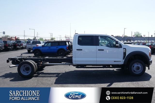 2026 Ford F-450SD XL DRW in Oxford White — front three-quarter view