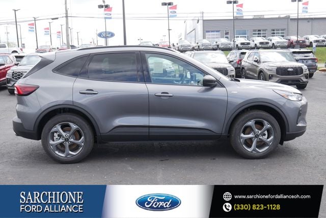 2026 Ford Escape ST-Line in Gray Metallic — front three-quarter view