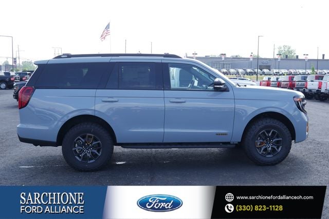 2026 Ford Expedition Tremor in Glacier Gray Metallic Tri-Coat — front three-quarter view