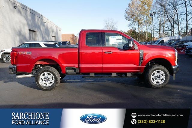 2026 Ford F-250SD XLT in Ruby Red Metallic — front three-quarter view