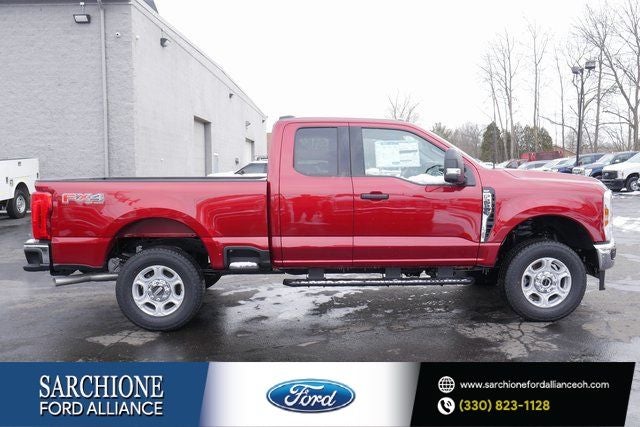 2026 Ford F-250SD XLT in Ruby Red Metallic — front three-quarter view