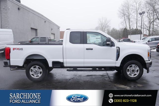 2026 Ford F-250SD XLT in Oxford White — front three-quarter view