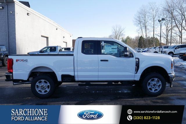 2026 Ford F-250SD XLT in Oxford White — front three-quarter view