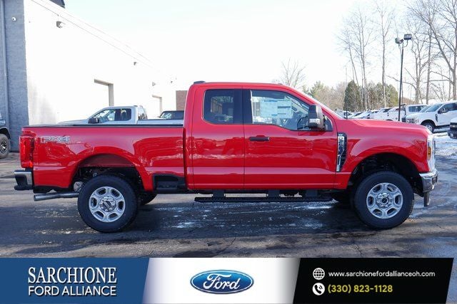 2026 Ford F-250SD XLT in Race Red — front three-quarter view