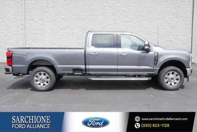 2026 Ford F-250SD Lariat in Gray Metallic — front three-quarter view