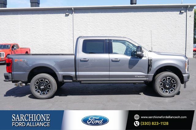 2026 Ford F-250SD Platinum in Carbonized Gray — front three-quarter view