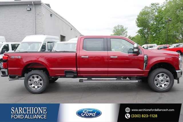 2026 Ford F-350SD Lariat in Ruby Red Metallic — front three-quarter view