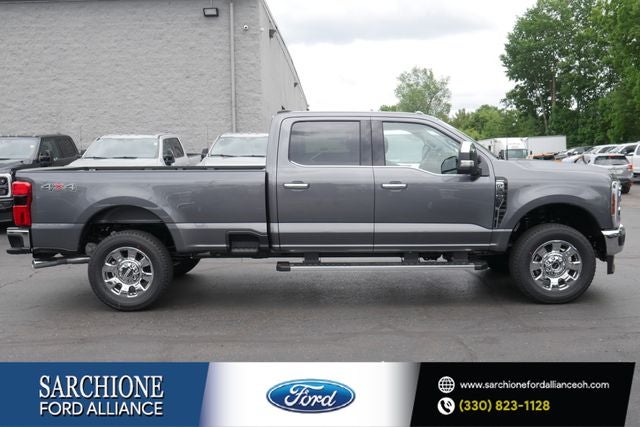 2026 Ford F-350SD Lariat in Gray Metallic — front three-quarter view