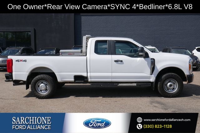 2023 Ford F-250SD XL in Oxford White — front three-quarter view