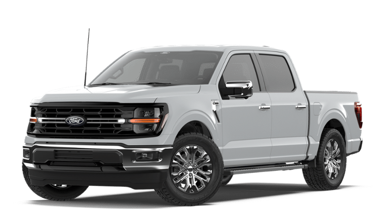 2026 Ford F-150 XLT in Avalanche — front three-quarter view