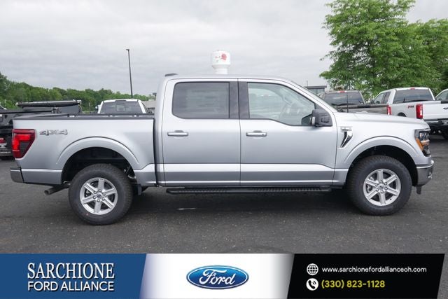 2026 Ford F-150 XLT in Iconic Silver Metallic — front three-quarter view