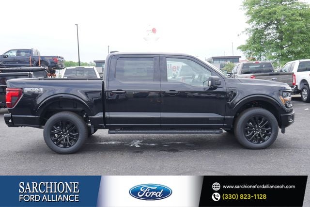 2026 Ford F-150 XLT in Black Metallic — front three-quarter view