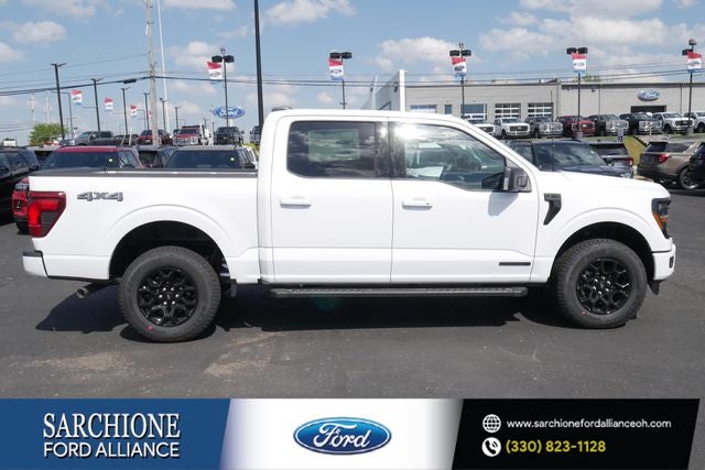 2026 Ford F-150 XLT in Oxford White — front three-quarter view