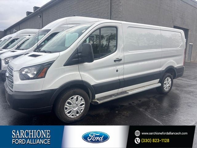 2019 Ford Transit-250 Base in Oxford White — front three-quarter view