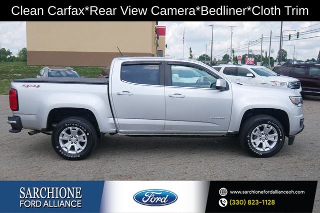 2018 Chevrolet Colorado LT in Silver Ice Metallic — front three-quarter view