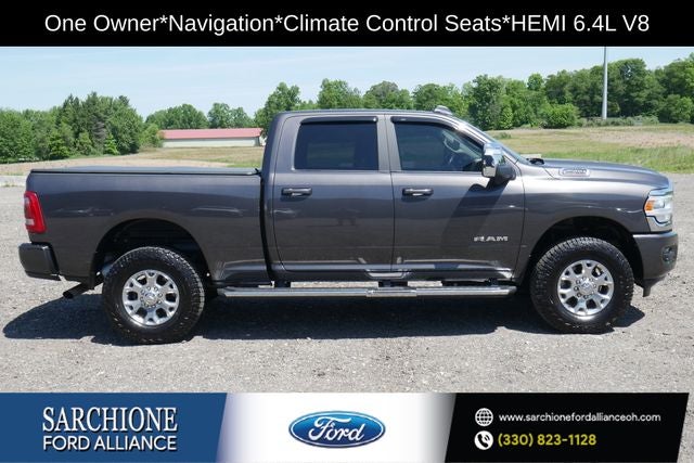 2024 RAM 2500 Laramie in Granite Crystal Metallic Clearcoat — front three-quarter view