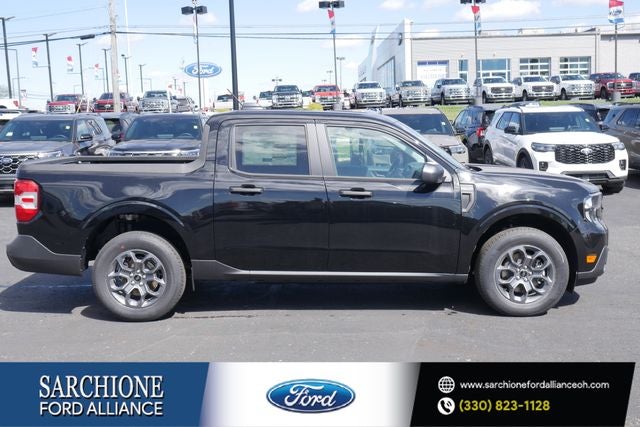 2026 Ford Maverick XLT in Shadow Black — front three-quarter view