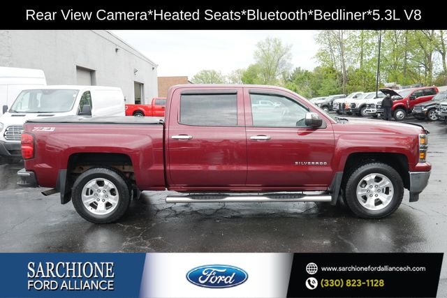 2014 Chevrolet Silverado 1500 LT LT2 in Deep Ruby Metallic — front three-quarter view